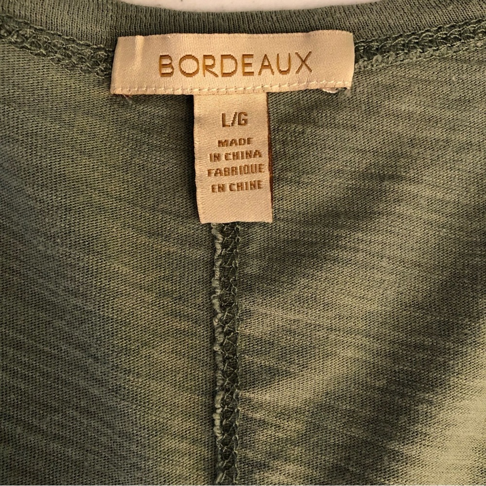 Bordeaux Woman’s Green Top Size L - Picture 7 of 9